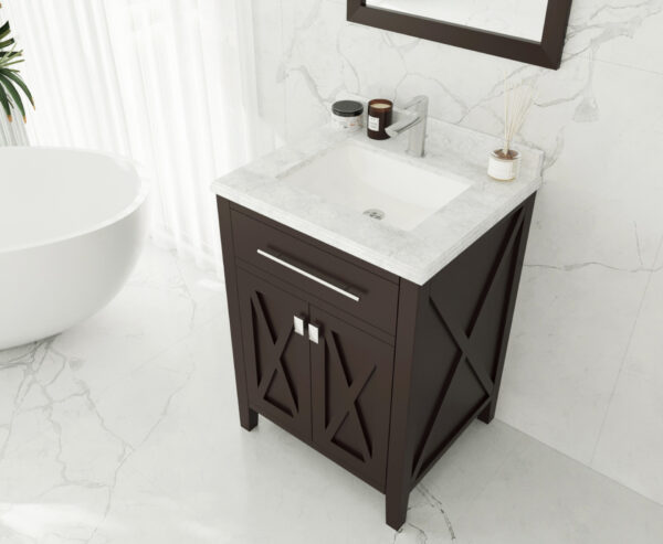 Laviva Wimbledon 24" Brown Bathroom Vanity Cabinet