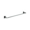 KubeBath 92601 Aqua Rondo 25 Inch Towel Bar  in Triple Chrome