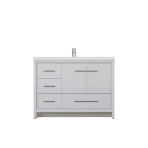 Alya Bath AB-MD642 Sortino 42 Inch Modern Freestanding Bathroom Vanity