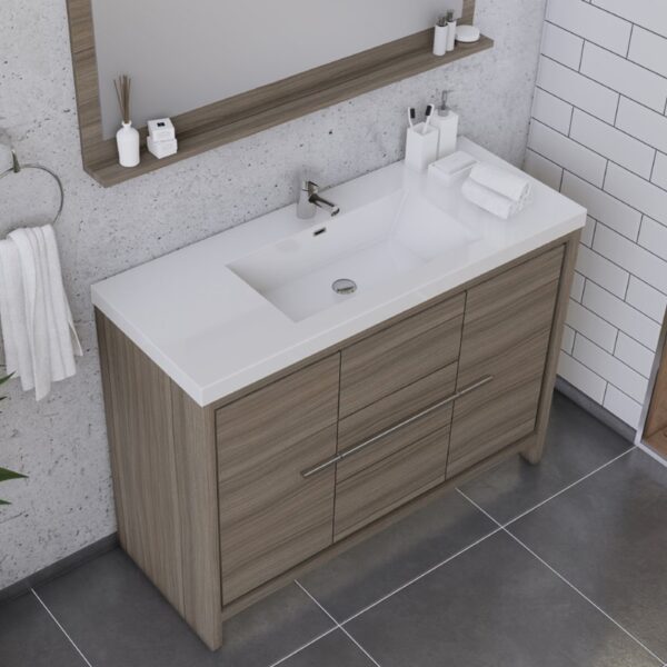 Alya Bath AB-MD648 Sortino 47 1/4 Inch Modern Bathroom Vanity