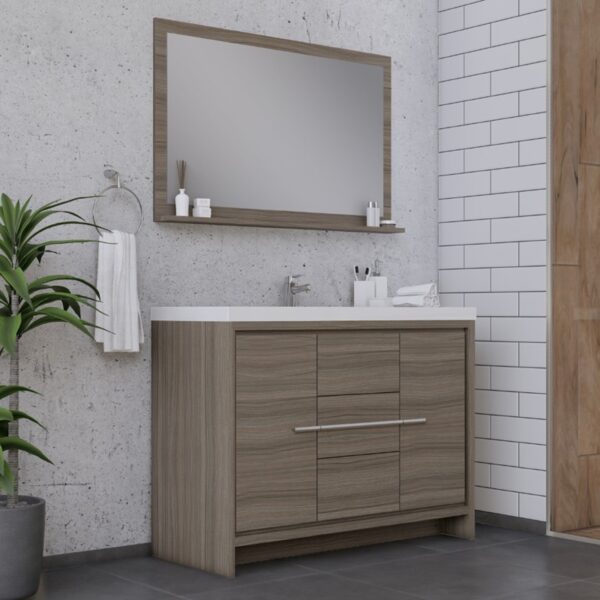 Alya Bath AB-MD648 Sortino 47 1/4 Inch Modern Bathroom Vanity