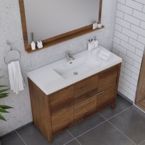 Alya Bath AB-MD648 Sortino 47 1/4 Inch Modern Bathroom Vanity