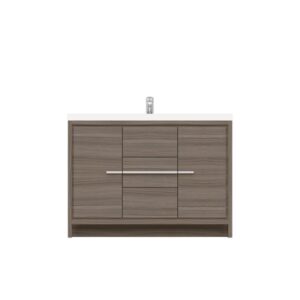 Alya Bath AB-MD648 Sortino 47 1/4 Inch Modern Bathroom Vanity