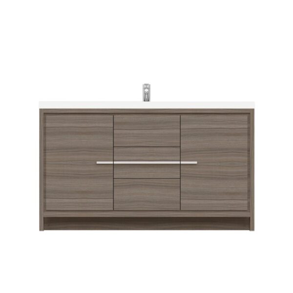 Alya Bath AB-MD660S Sortino 59 1/8 Inch Single Modern Bathroom Vanity