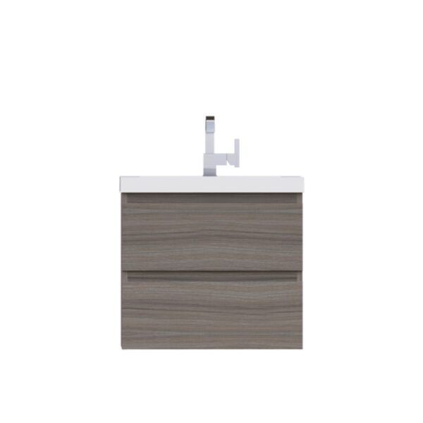 Alya Bath AB-MOF24 Paterno 23 5/8 Inch Modern Wall Mounted Bathroom Vanity