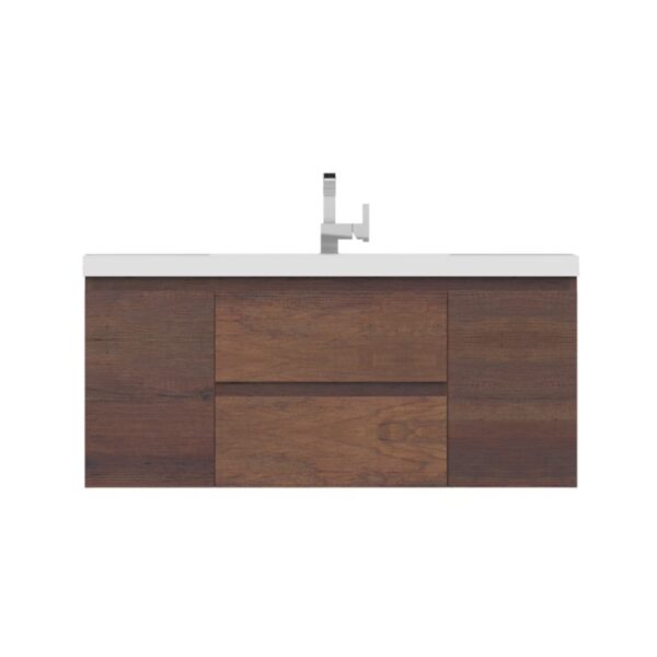 Alya Bath AB-MOF48 Paterno 47 1/4 Inch Modern Wall Mounted Bathroom Vanity