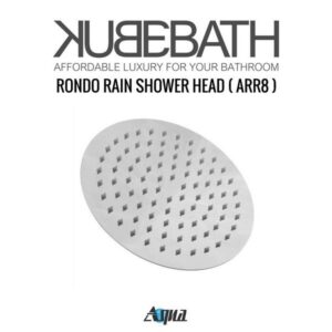 Kubebath ARR12 Aqua Rondo by KubeBath 12 Inch Super Slim Round Shower Head