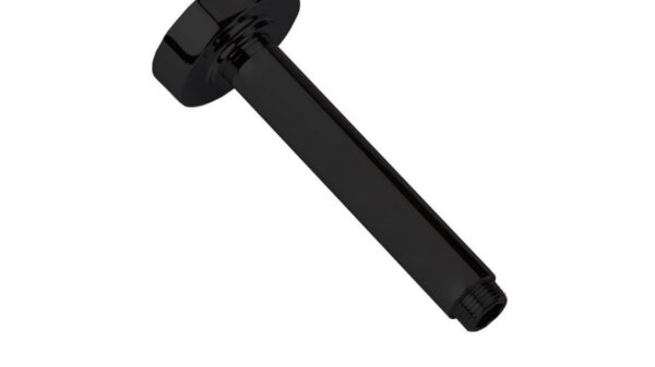 Kubebath BK-ARCB6 Aqua Rondo by KubeBath Matte Black 6 Inch Long Shower Head Ceiling Bar