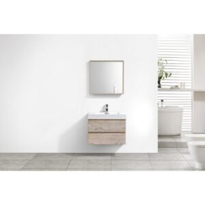 Kubebath BSL30 Bliss 29 1/2 Inch Wall Mount Single Sink Bath Vanity