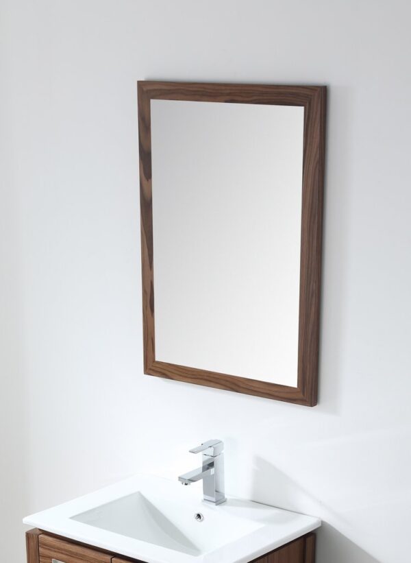 Chans Furniture MIR-409WE24 Adagio 22  Inch Wall Mirror in Espresso