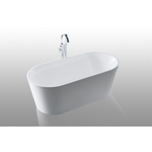 Castello USA CB-03-67 Scarlett 66 1/2 Inch Freestanding Tub with Drainer and Overflow