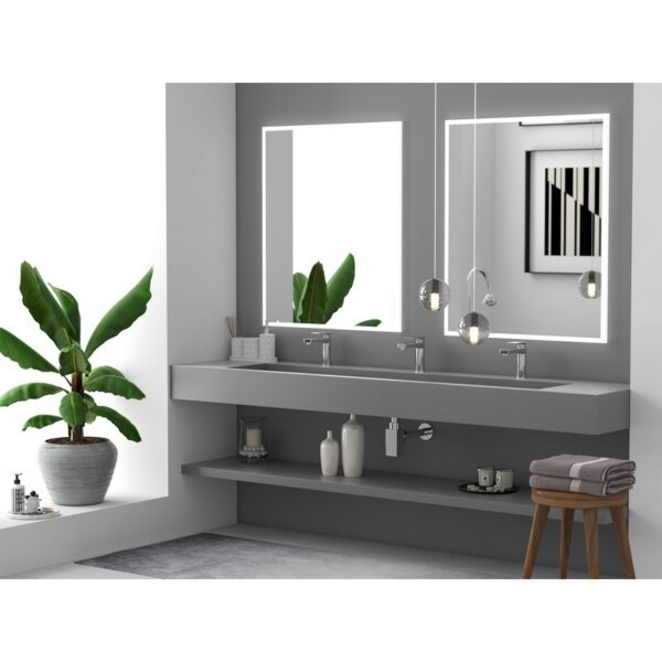 Castello USA CB-GM-2053-84 Pyramid 84 Inch Wall Mounted Counter Top Vessel Bathroom Sink