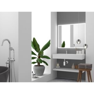 Castello USA CB-GM-2056-L Juniper 35 3/8 Inch Left Wall Mounted Vessel Bathroom Sink