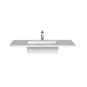 Castello USA CB-GM-2066-36-C Serenity 36 Inch Drop-in Vanity Countertop Sink