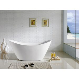 Castello USA CB-51-68 Melody 68 Inch Acrylic Freestanding Bathtub