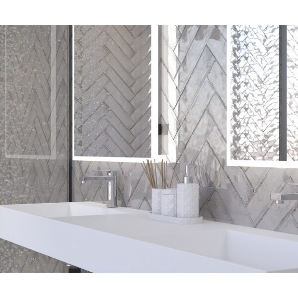 Castello USA CB-ALC-PRL-3X12 Spain 3 x 12 Inch Pearl Glossy Ceramic Modern Subway Wall Tile