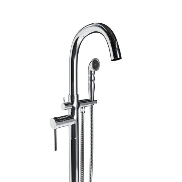 Castello USA CB-NEPTUNE-B Breeze Neptune 44 7/8 Inch Tub Filler with Shower Attachment