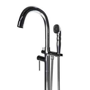 Castello USA CB-NEPTUNE-B Breeze Neptune 44 7/8 Inch Tub Filler with Shower Attachment