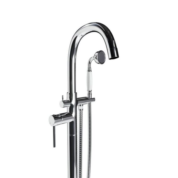 Castello USA CB-NEPTUNE-D Drift Neptune 44 7/8 Inch Tub Filler with Shower Attachment