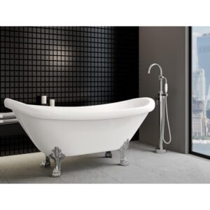 Castello USA CB-NEPTUNE-D Drift Neptune 44 7/8 Inch Tub Filler with Shower Attachment