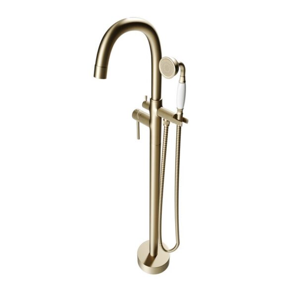 Castello USA CB-NEPTUNE-D Drift Neptune 44 7/8 Inch Tub Filler with Shower Attachment