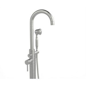 Castello USA CB-NEPTUNE-F Float Neptune 44 7/8 Inch Tub Filler with Shower Attachment