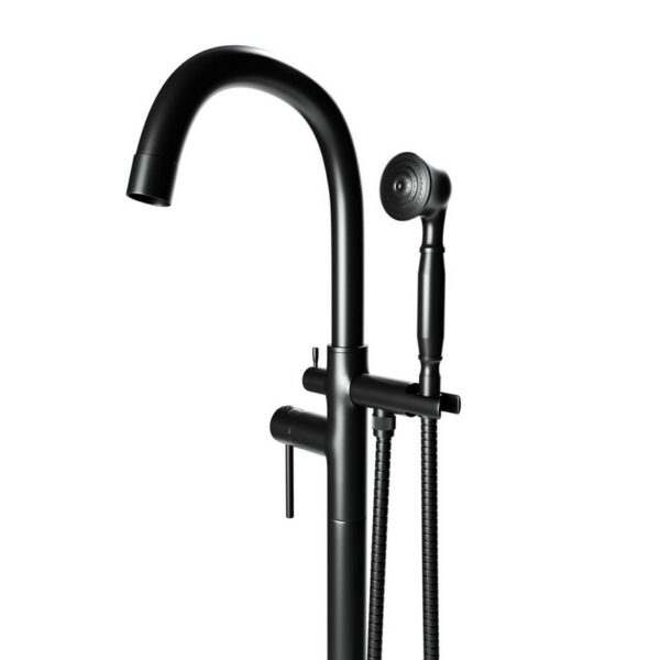 Castello USA CB-NEPTUNE-F Float Neptune 44 7/8 Inch Tub Filler with Shower Attachment