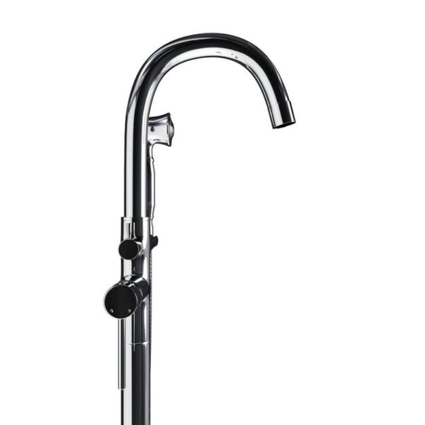 Castello USA CB-NEPTUNE-F Float Neptune 44 7/8 Inch Tub Filler with Shower Attachment