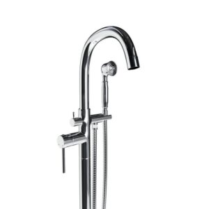 Castello USA CB-NEPTUNE-F Float Neptune 44 7/8 Inch Tub Filler with Shower Attachment