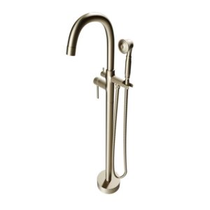 Castello USA CB-NEPTUNE-F Float Neptune 44 7/8 Inch Tub Filler with Shower Attachment