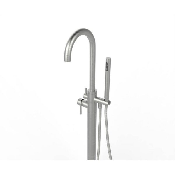 Castello USA CB-NEPTUNE-S Standard Neptune 44 7/8 Inch Tub Filler with Shower Attachment