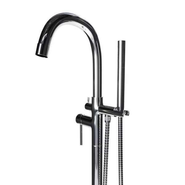 Castello USA CB-NEPTUNE-S Standard Neptune 44 7/8 Inch Tub Filler with Shower Attachment