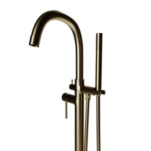 Castello USA CB-NEPTUNE-S Standard Neptune 44 7/8 Inch Tub Filler with Shower Attachment