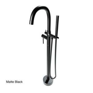 Castello USA CB-NEPTUNE-S Standard Neptune 44 7/8 Inch Tub Filler with Shower Attachment