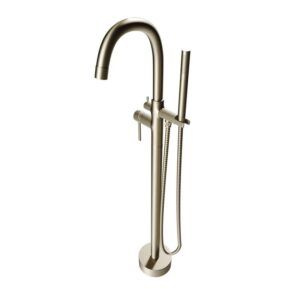 Castello USA CB-NEPTUNE-S Standard Neptune 44 7/8 Inch Tub Filler with Shower Attachment