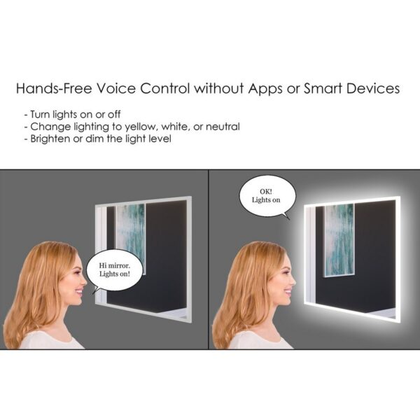 Castello USA CB-SM430-48-30 Lisa 48 x 30 Inch Smart Mirror