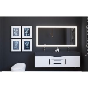 Castello USA CB-SM432-60-30 Angelina 60 x 30 Inch Smart Mirror