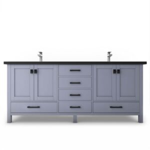 Castello USA CB-YAM-60G-SET Yamyam 60 Inch Grey Vanity Set with Top