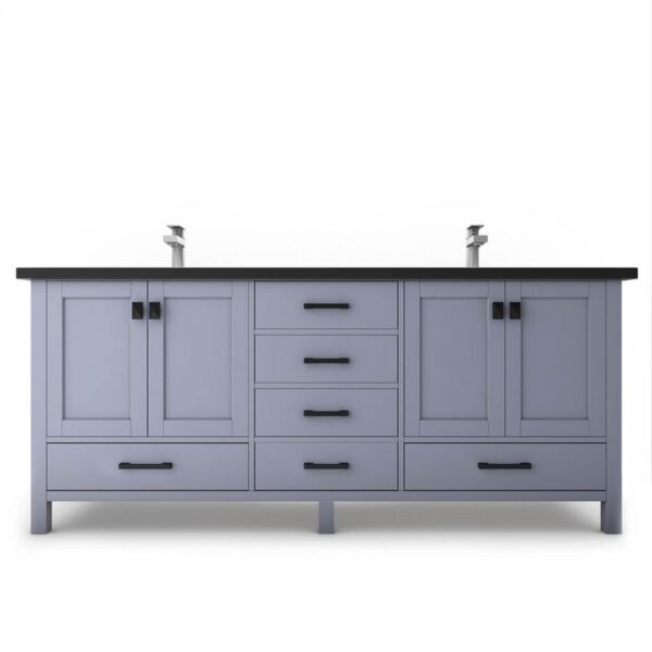 Castello USA CB-YAM-72G-SET Yamyam 72 Inch Grey Vanity Set with Top