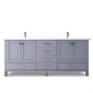 Castello USA CB-YAM-72G-SET Yamyam 72 Inch Grey Vanity Set with Top