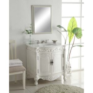 Chans Furniture CF-2873W Fiesta 31 1/2 Inch Bathroom Sink Vanity