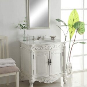 Chans Furniture CF-2873W Fiesta 31 1/2 Inch Bathroom Sink Vanity