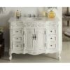 Chans Furniture CF-3882W-AW 48 Beckham 48 Inch Bathroom Vanity - Antique White