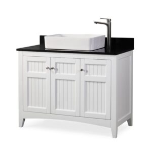 Chans Furniture GD-77888GT 42 Inches Causal Style Vessel Sink Thomasville Single Sink Bathroom Vanity