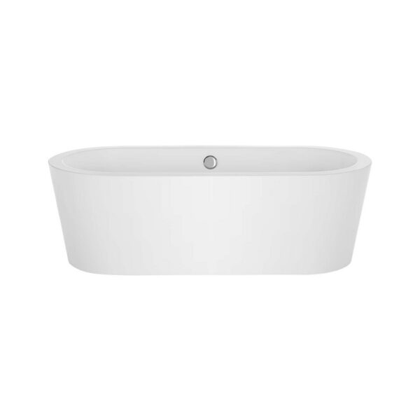 Empava EMPV-59FT1505 59 x 31 1/2 Inch Soaking Freestanding Bathtub - Glossy White