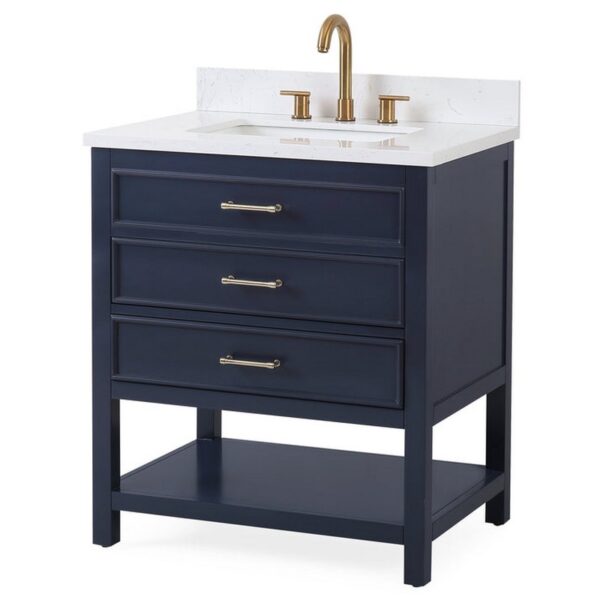 Chans Furniture F-7206-30 Felton 30 Inch Bathroom Single Sink Vanity