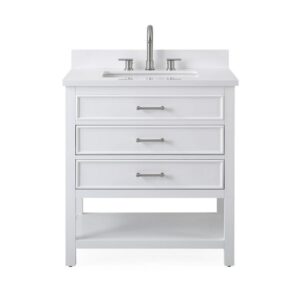 Chans Furniture F-7206-30 Felton 30 Inch Bathroom Single Sink Vanity