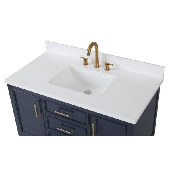 Chans Furniture F-7220-42 Felton 42 Inch Bathroom Single Sink Vanity