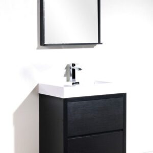 Kubebath FMB30 Bliss 29 3/8 Inch Free Standing Single Sink Bath Vanity