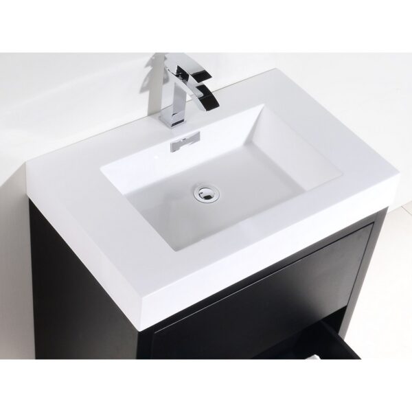 Kubebath FMB30 Bliss 29 3/8 Inch Free Standing Single Sink Bath Vanity